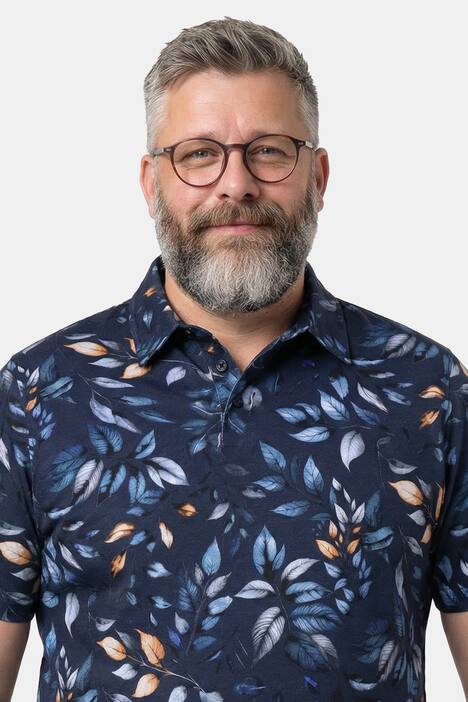 Boston Park Poloshirt, Brustprint, Halbarm, bis 84/86