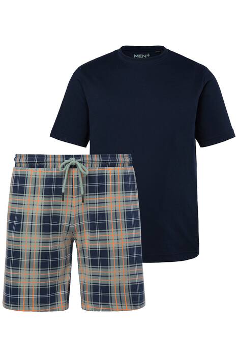 Pyžamo, krátké rukávy, kostkované