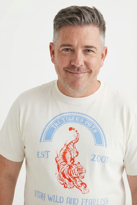 Men+ T-Shirt, Brustprint, Halbarm, Rundhals, bis 8 XL