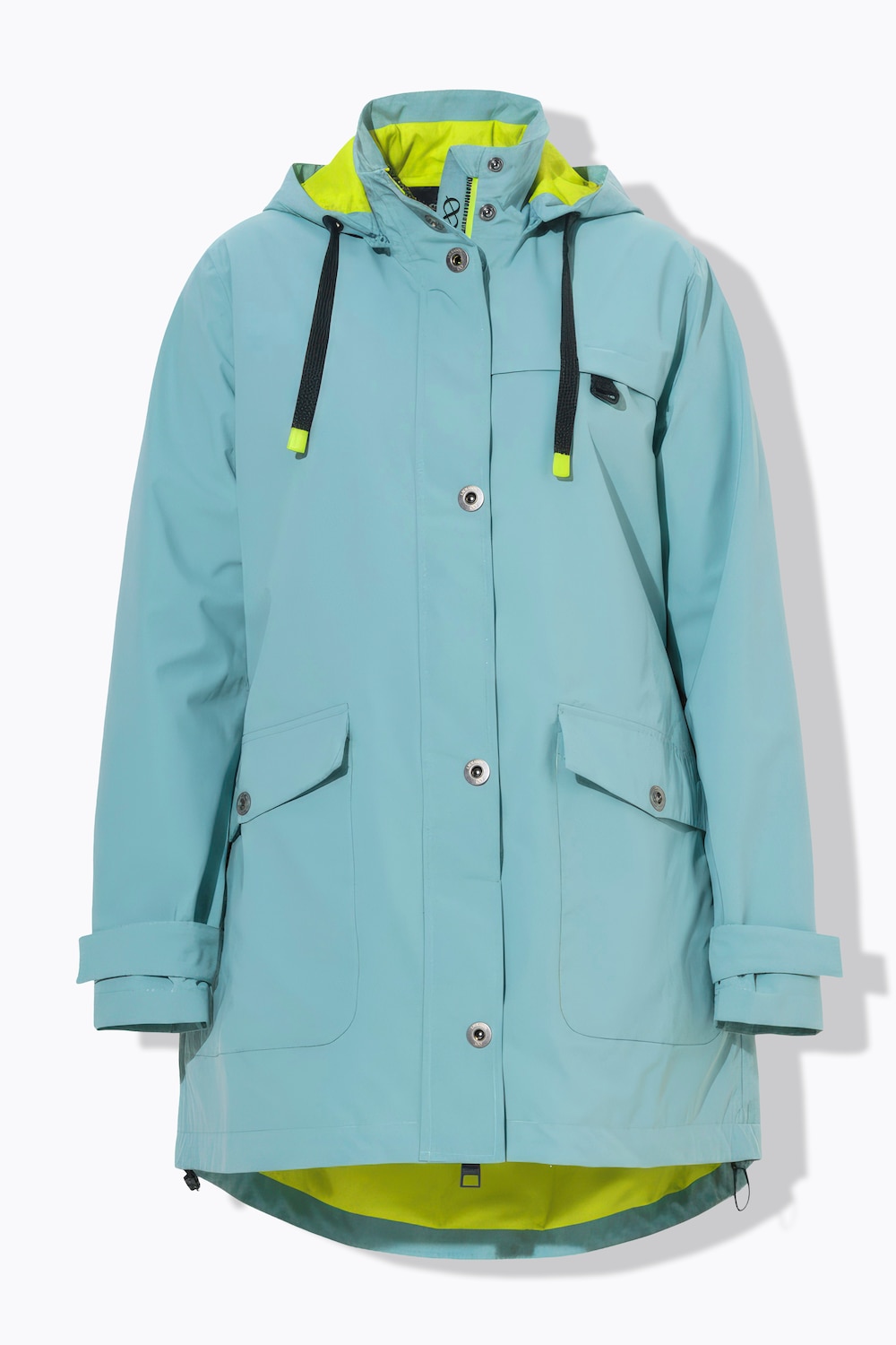 Stora storlekar Funktionskappa för 4 årstider, Dam, turkos, storlek: 44/46, Polyester, LAURASON