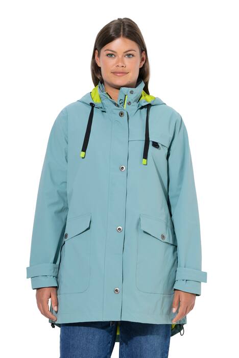 Celoroční funkční plášť, odepínací kapuce