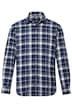 Košile, dlouhé rukávy, kostkovaná, lněný vzhled, Kent límeček