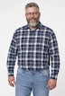 Men+ Leinenoptik-Karohemd, Langarm, Kentkragen, Comfort Fit, bis 8 XL