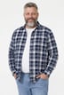Men+ Leinenoptik-Karohemd, Langarm, Kentkragen, Comfort Fit, bis 8 XL