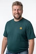 Men+ T-Shirt, Bruststick, Halbarm, Rundhals, bis 8 XL