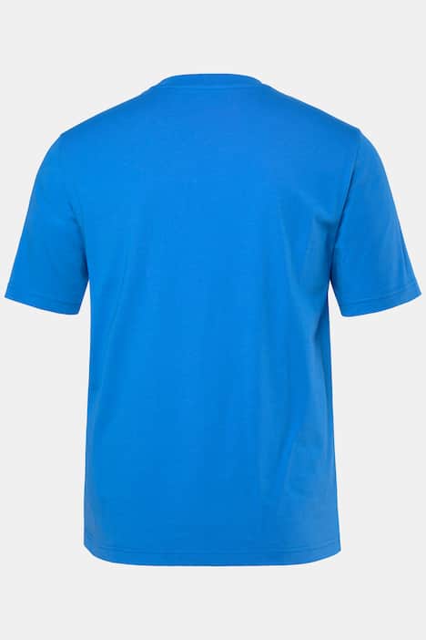 Men+ T-shirt, borstprint, korte mouwen, ronde hals, tot 8XL