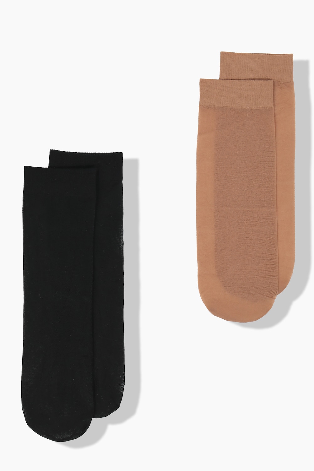 Feinstrümpfe, 2er-Pack, kurzer Schaft, 40 den