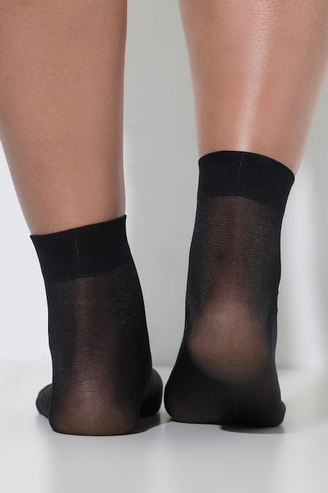 Feinstrümpfe, 2er-Pack, kurzer Schaft, 40 den