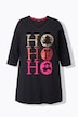 Longshirt, Ho Ho Ho, A-lijn, V-hals, lange mouwen