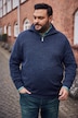 Men+ troyer, trui, opstaande kraag met rits, tot 8XL