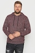 Men+ Kapuzen-Pullover, Strick Hoodie, Melangestrick, bis 8 XL