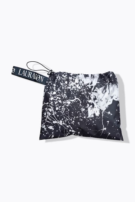 Mantella funzionale e unisex da pioggia con stampa e cappuccio