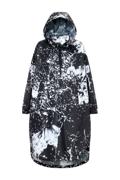 Funkční pláštěnka do deště, unisex, potisk, kapuce