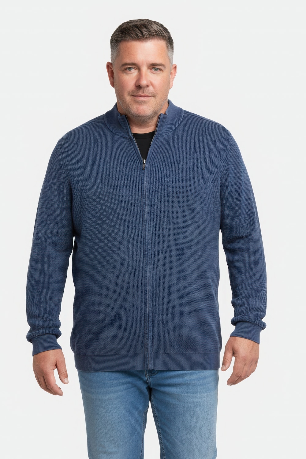 Boston Park Strickjacke, Vintage Look, Stehkragen, bis 84/86