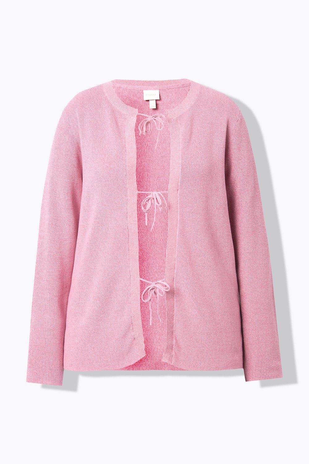 Stora storlekar Stickad kofta, Dam, rosa, storlek: 58/60, Bomull, Ulla Popken