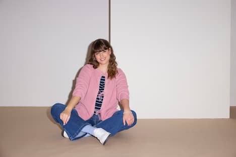 Eco Cotton Striped 3/4 Sleeve Tee