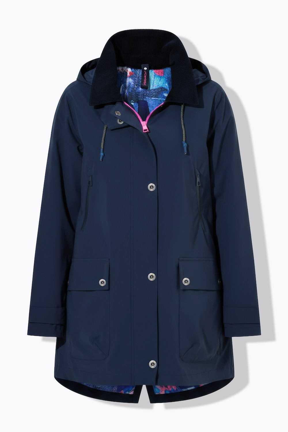 Stora storlekar Funktionsjacka för 4 årstider, Dam, blå, storlek: 48/50, Polyester, LAURASON