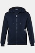 Men+ hoodie-jack, sweatstof, capuchon, kangoeroezak, tot 8XL