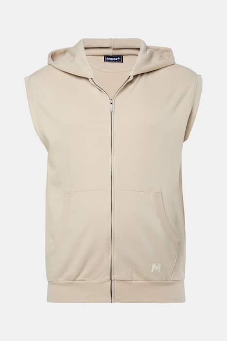 Men+ Weste, Sweat, Kapuze, Kängurutasche, bis 8 XL