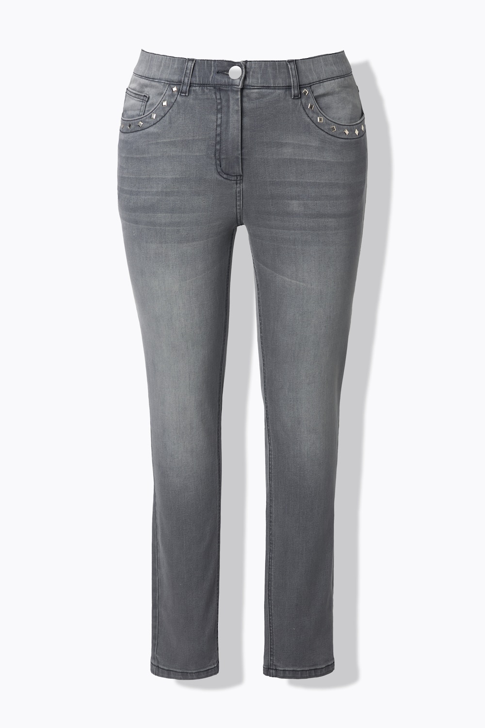 Stora storlekar Jeans Sarah, Dam, grå, storlek: 50, Bomull, Ulla Popken