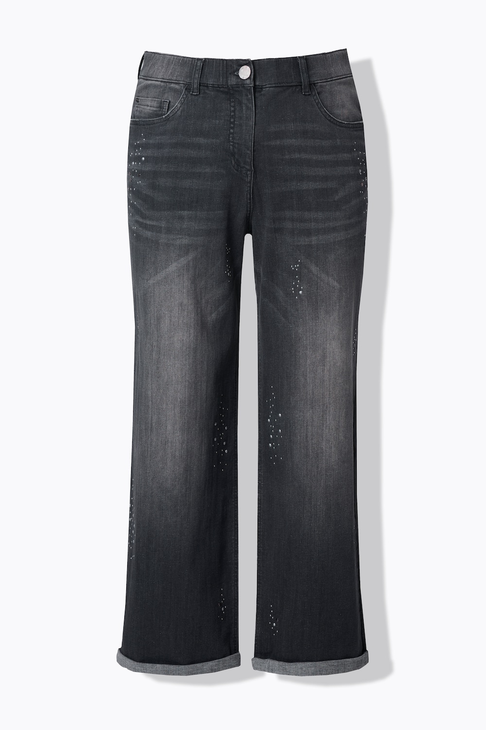 Stora storlekar Jeans Mary, Dam, svart, storlek: 21, Bomull, Ulla Popken