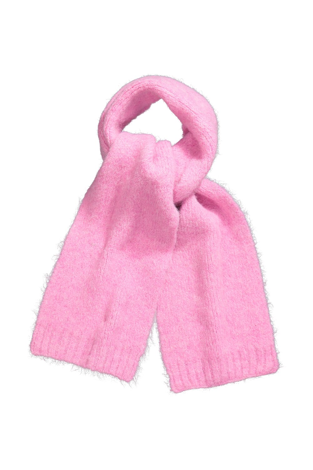 Stora storlekar Stickad halsduk, Dam, rosa, storlek: One Size, Polyester, Ulla Popken