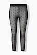 Strumpf-Leggings, Mesh, Schleifen, Stretchkomfort