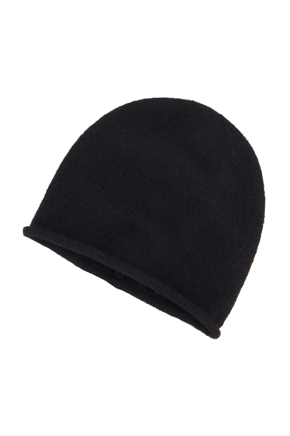 Stora storlekar Stickad mössa, Dam, svart, storlek: One Size, Polyester, Ulla Popken