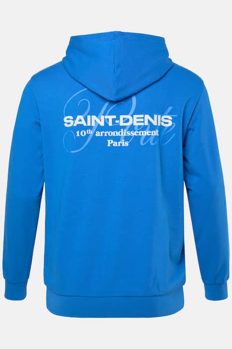 Men+ Hoodie, Sweat, Kapuze, großer Rückenprint, bis 8 XL