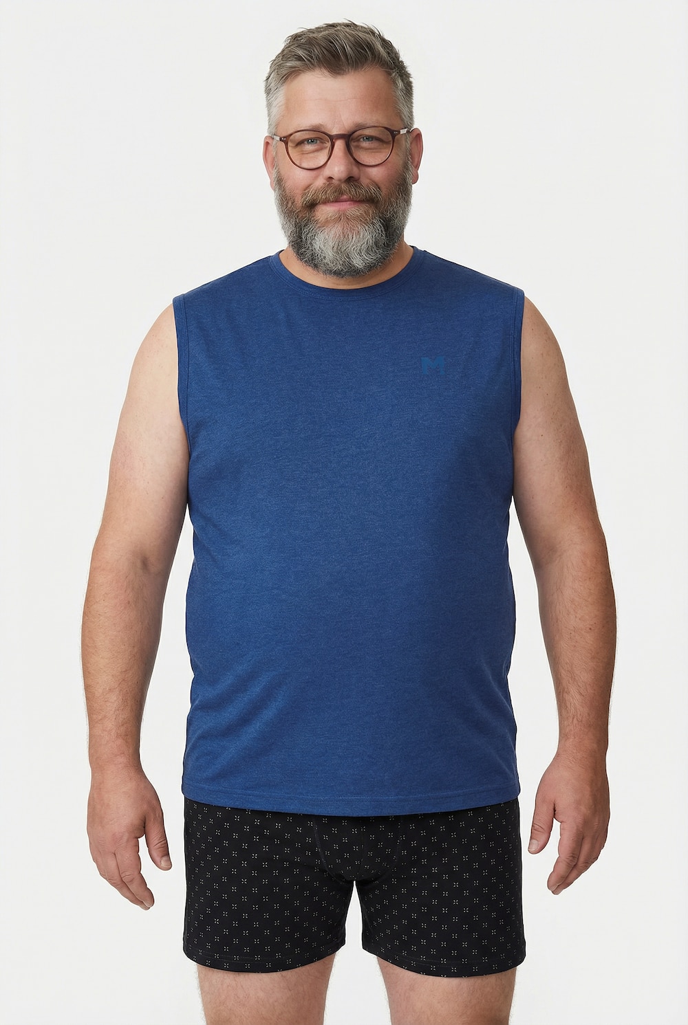 Men+ Unterhemd, breite Träger, bis 8 XL