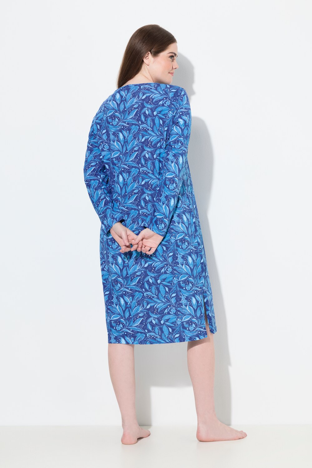 Chemise de nuit femme longue manches longues » Grande Taille