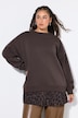Sweatshirt, oversized, afgeronde blouse zoom