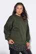 Sweat-shirt oversize, base chemisier arrondie