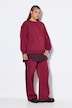 Sweatshirt, oversized, gerundeter Blusensaum