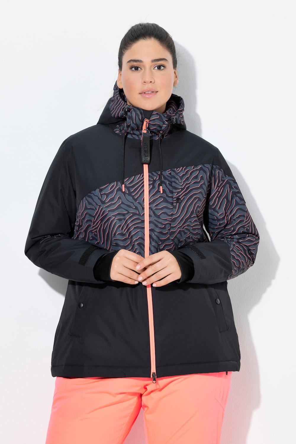 Große Größen Performance-Jacke, Damen, schwarz, Größe: 58/60, Polyester, Ulla Popken