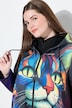 Jacke, Katze, Teddyfutter, A-Linie, Kapuze, Langarm