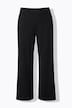 Jacquard-Jerseyhose, weites Bein, Elastikbund