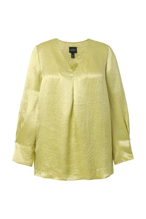 Tunika, A střih, ozdobné sklady, výstřih do V, dlouhé rukávy