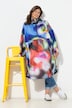 Funktions-Regencape, Unisex, Print, Kapuze
