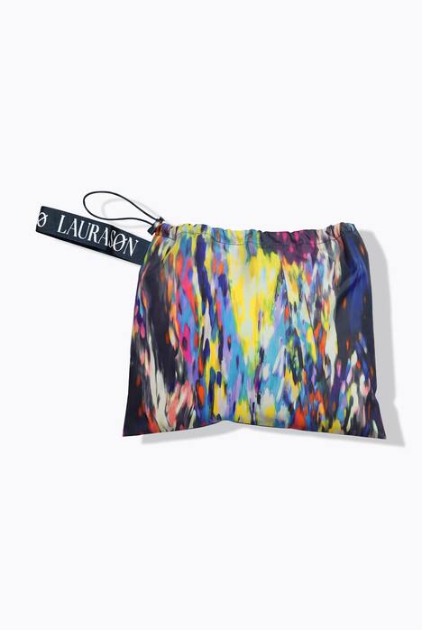 Abstract Print Rain Poncho