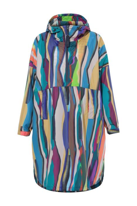 Funkční pláštěnka do deště, unisex, potisk, kapuce