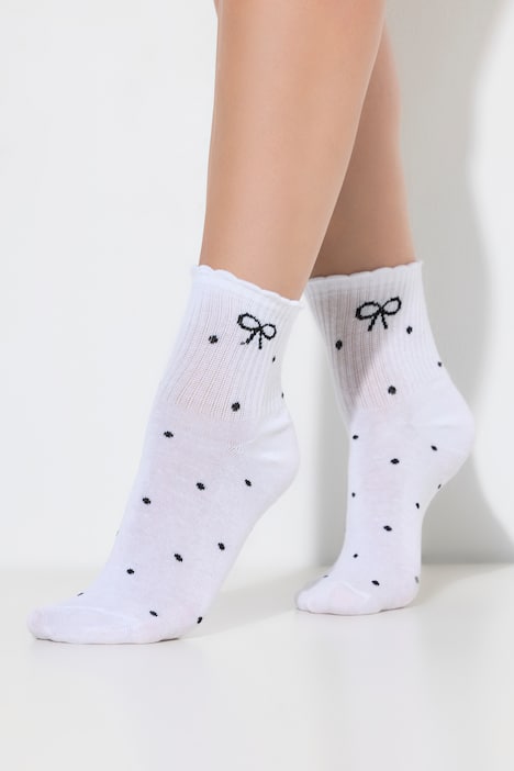 Strømper, 3-pak, sløjde, prikker