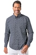 Košile JP1880, dlouhé rukávy, límeček s knoflíky, květovaný vzor, Modern střih, do 8XL