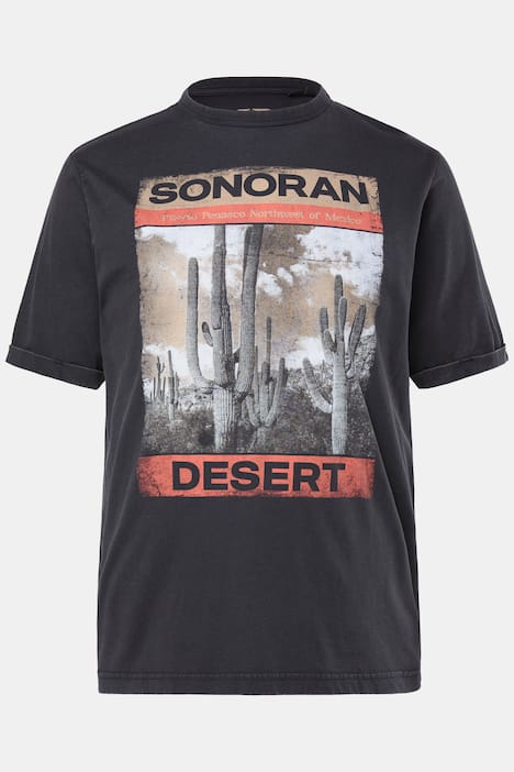 JP1880 T-Shirt, Halbarm, Vintage-Look, Brustprint, bis 8 XL