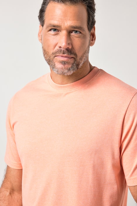 JP1880, T-shirt, korte mouwen, gemêleerde jersey, tot 8XL