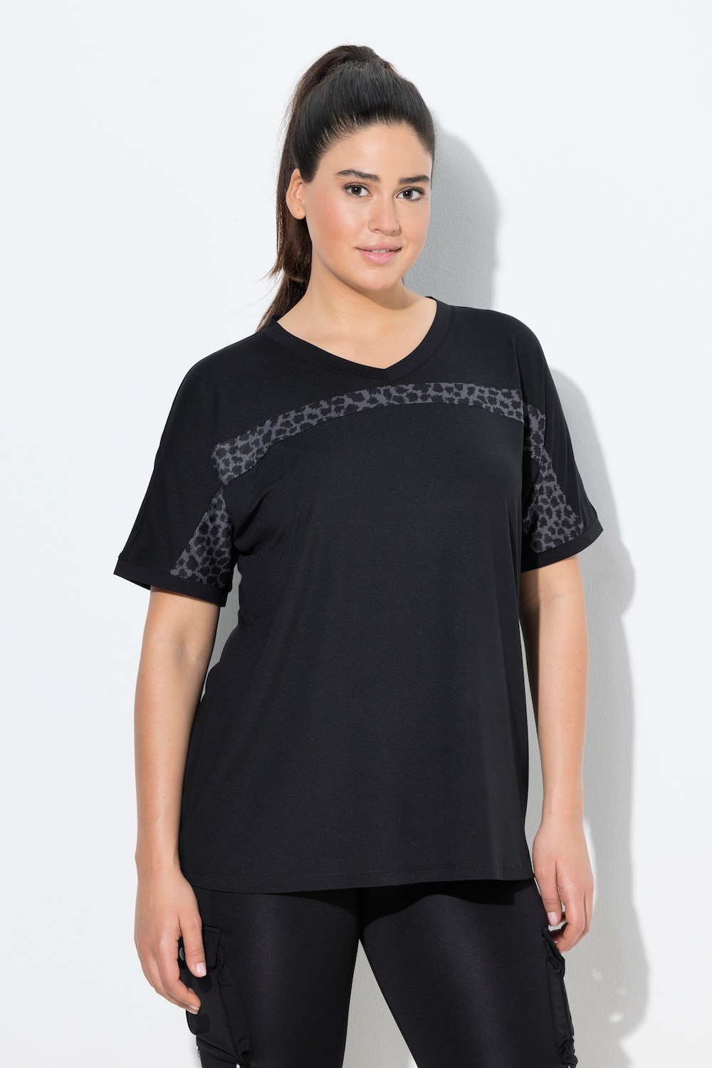 Große Größen Funktions-Shirt, Damen, schwarz, Größe: 58/60, Ulla Popken