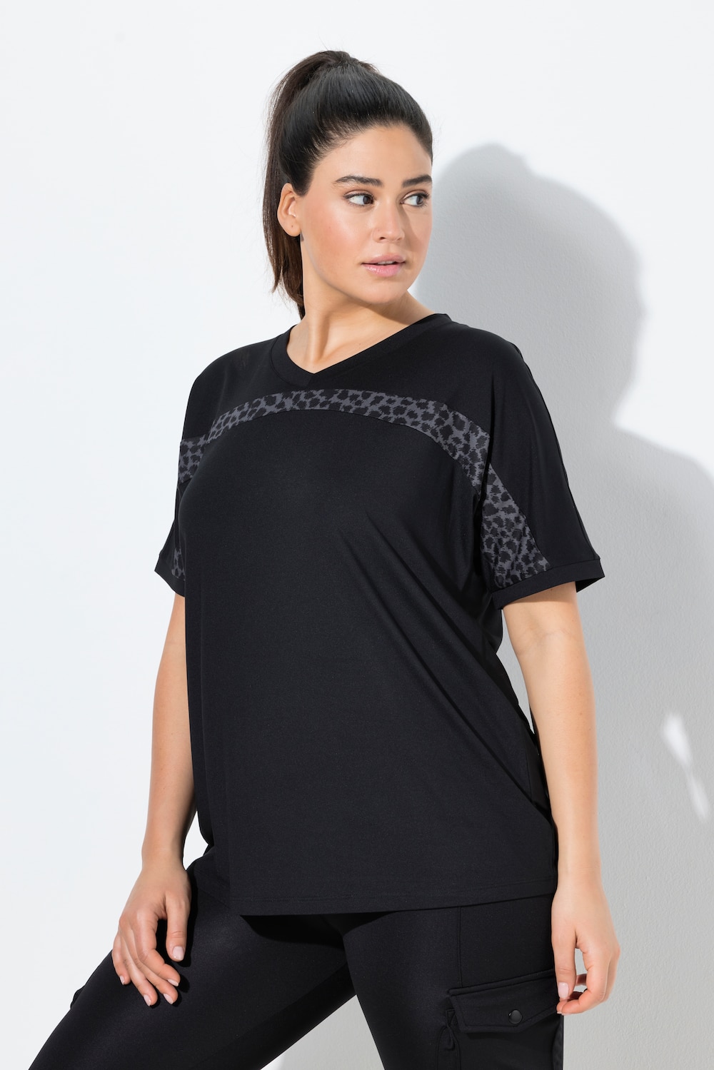 Große Größen Funktions-Shirt, Damen, schwarz, Größe: 58/60, Ulla Popken