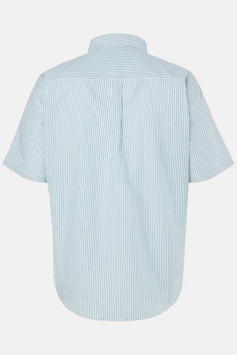 JP 1880 stribet skjorte, korte ærmer, seersucker, button-down krave, moderne pasform, op til 8 XL