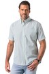 Pruhovaná košile JP1880, krátké rukávy, límeček s knoflíky, seersucker, Modern střih, do 8XL