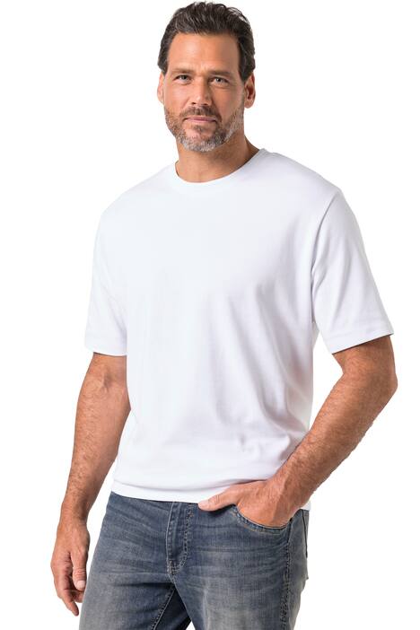 Tričko JP1880, břišní střih, OEKO-TEX, krátké rukávy, pruhy, strukturovaný žerzej, XXL-8XL